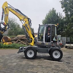 Wacker Neuson EW65 voor Poortvliet infra en groenprojecten 1