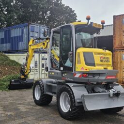 Wacker Neuson EW65 voor Poortvliet infra en groenprojecten 3