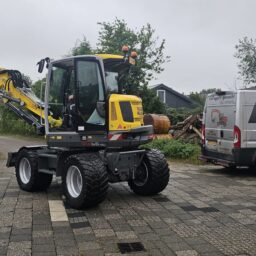 Wacker Neuson EW65 voor Poortvliet infra en groenprojecten 4